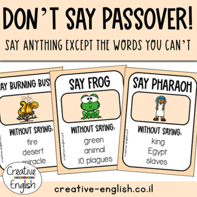 passover game words you cant say משחק חברתי לפסח